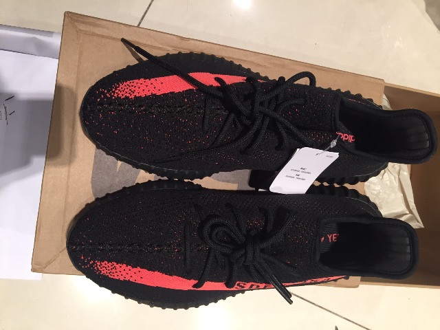 yeezy boost 350 v2 黑粉 黑红 us12.5 uk12 47码